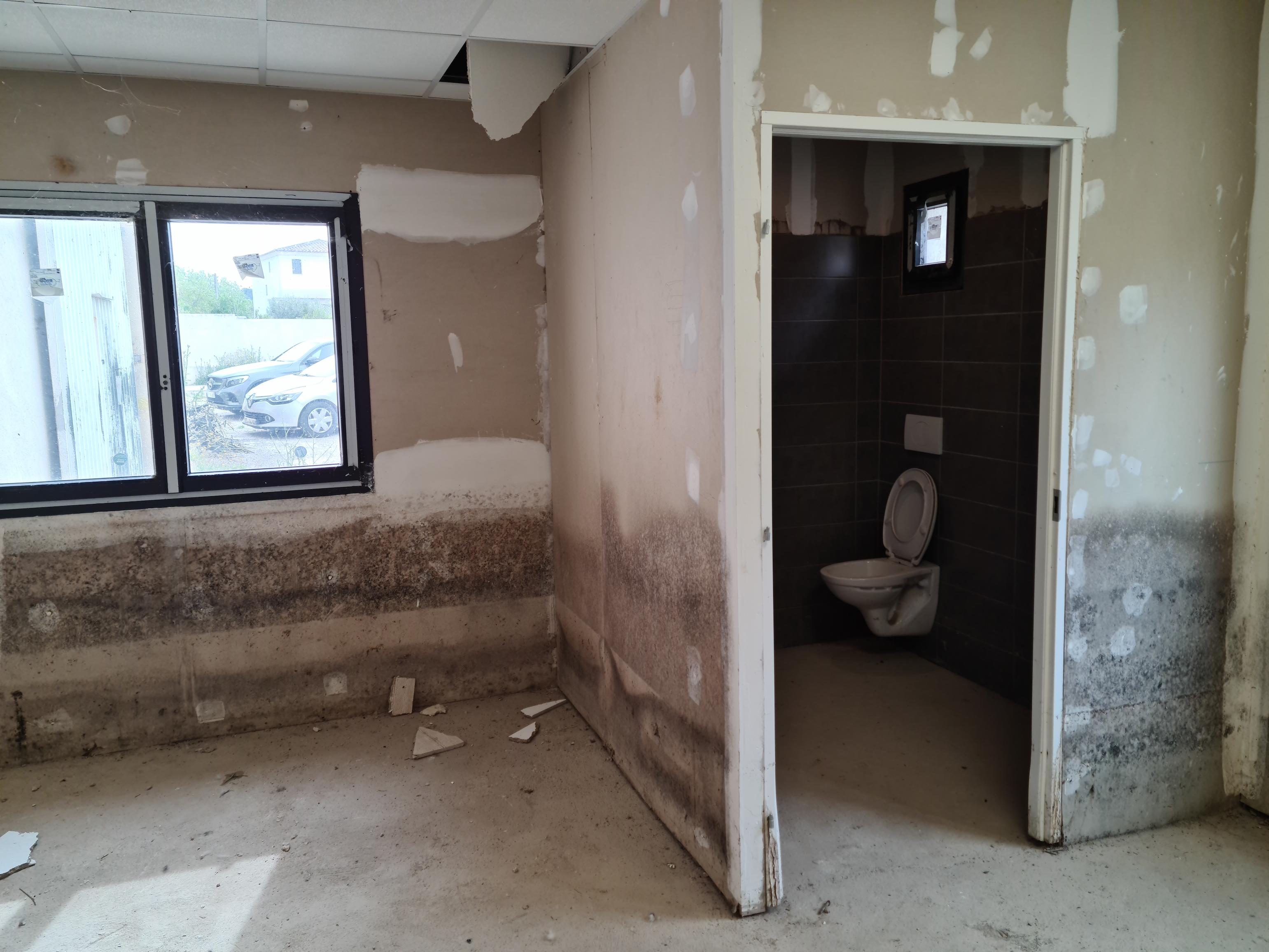 Dégât des eaux majeur - ossature + déshumidificateur